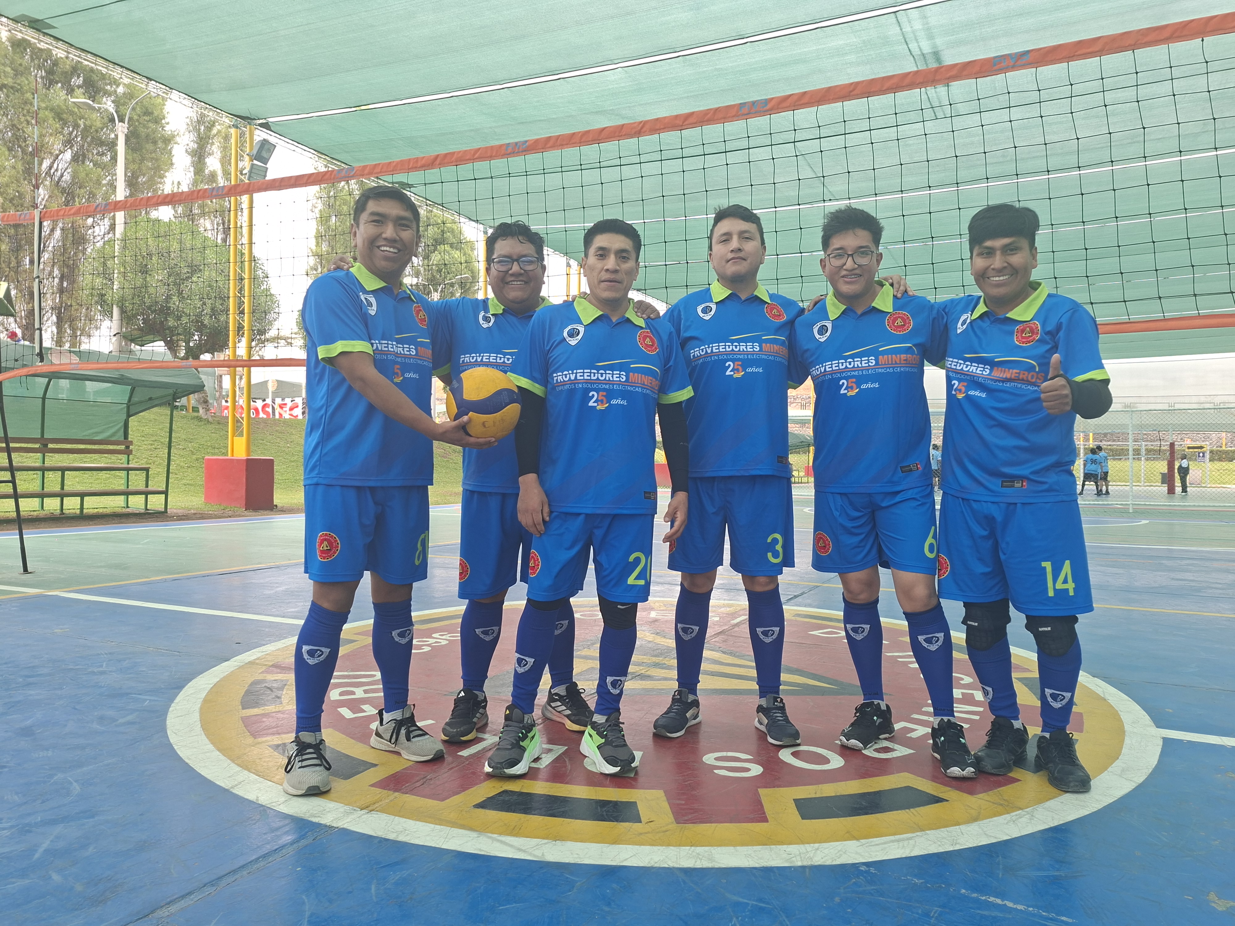 Equipo de vóley varones.