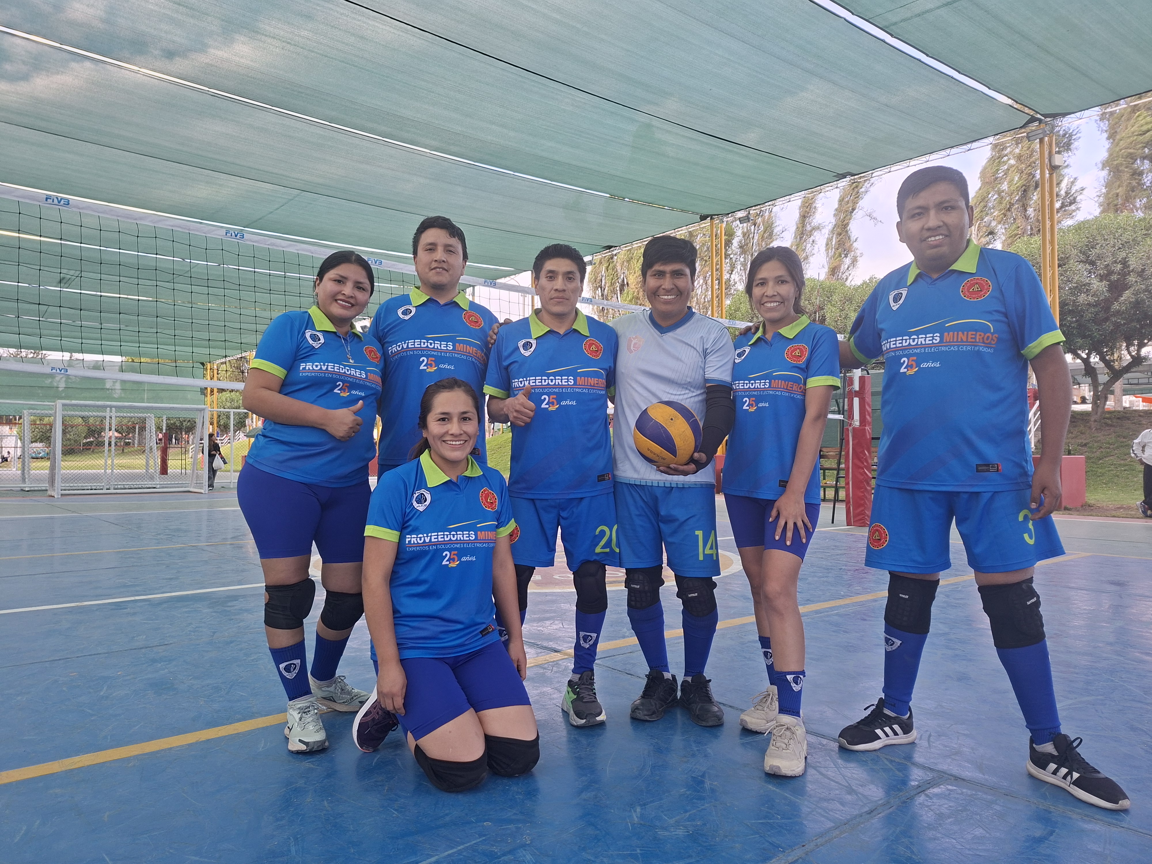 Vóley mixto.